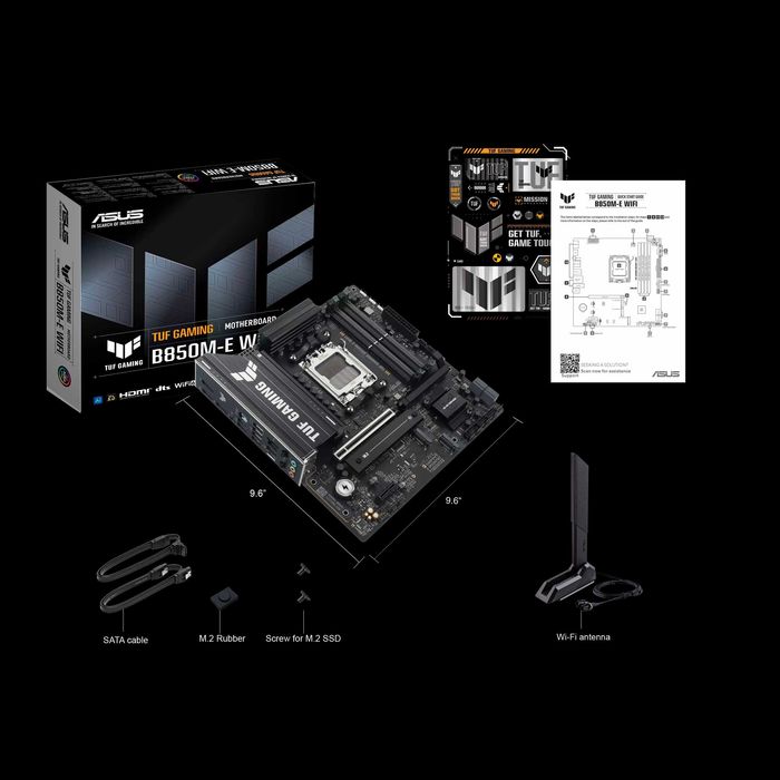 Материнская плата ASUS TUF GAMING B850M-E WIFI DDR5 AM5 mATX