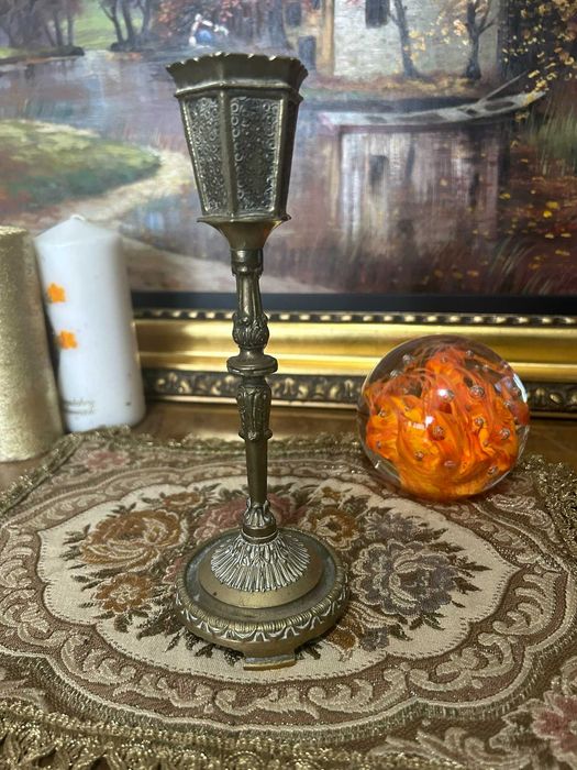 DN949 Sfesnic deosebit de bronz 300g 20cm h 7 cm d si 4,5d la cupa