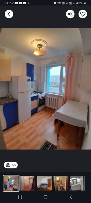 1комн.3этаж.мкрАкмечеть28дом