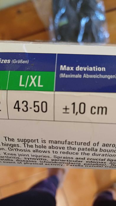 Genunchiera noua cu balama