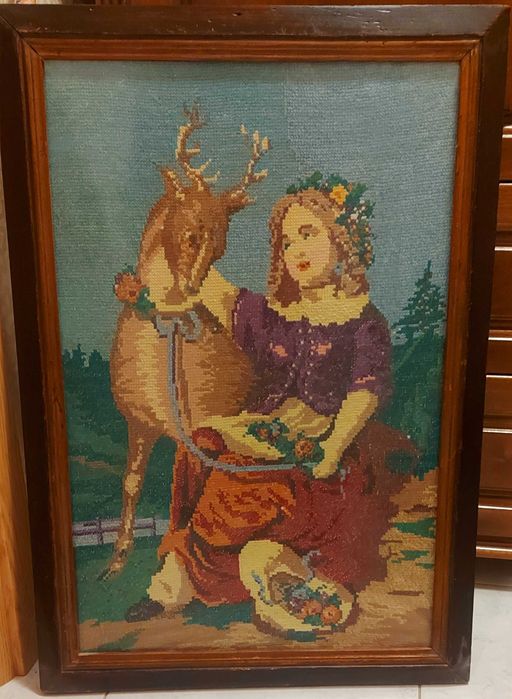 Гоблен ,дърво-рамкиран