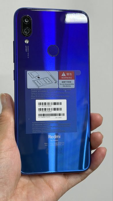 Redmi nod 7, 128Гб, синего цвета