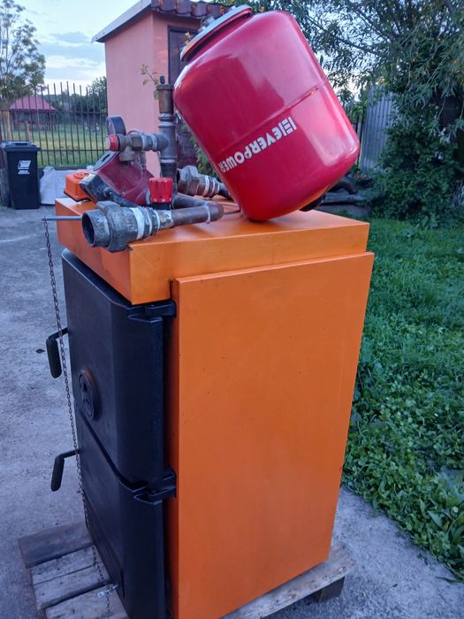 Centrala pe lemne si carbuni 30kw
