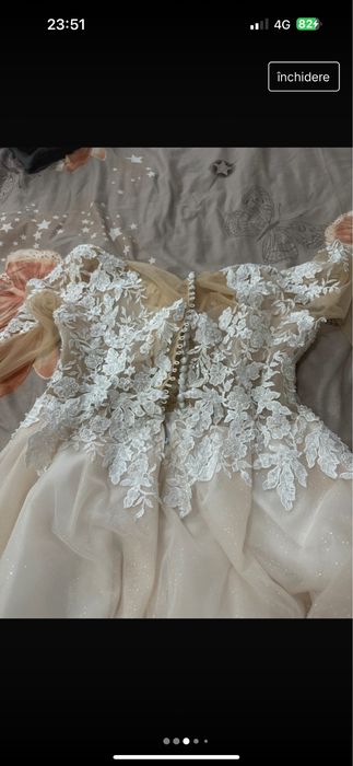 Rochie de mireasa+ voal