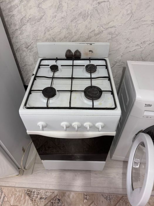 Газ печь + кір машина