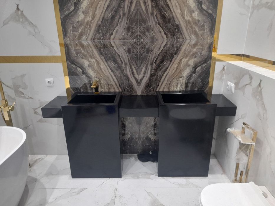 Изготавливаем столешницы,рецепшены,подоконники из искуственного камня(