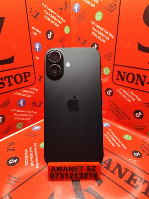 iPhone 16 (128Gb/ 8 Cicluri) Amanet SZ Non Stop