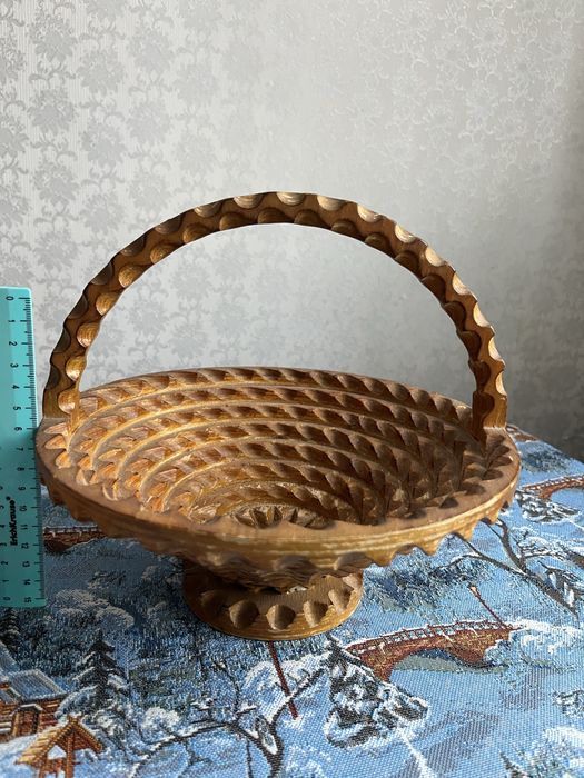 Корзинка деревянная из СССР
