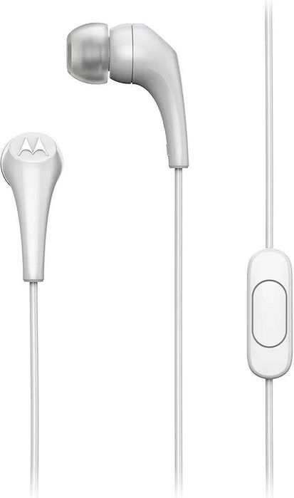 Кабелни слушалки Motorola с микрофон - Earbuds 2-S, 3.5мм жак