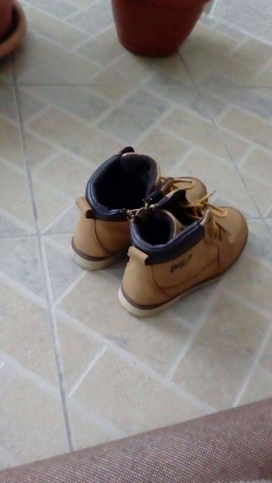 Bocanci Fila, Culoare Muștar, Mărimea 38