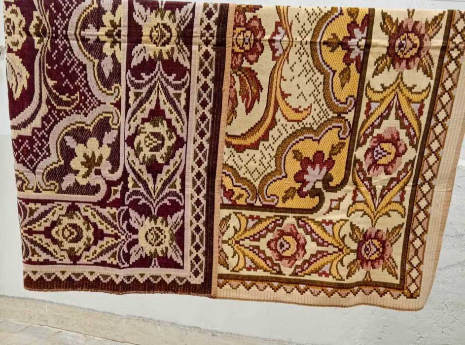 Килим син, кафяв, розов, Френски - за стена, покривки, кувертюри легло