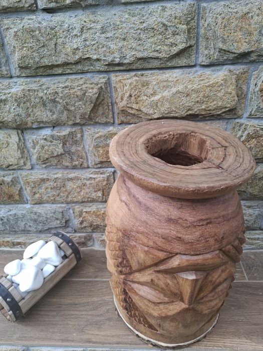 Дървена тарамбука с кожа