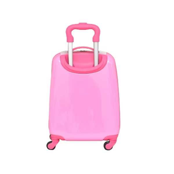 Комплект куфар и раница, За деца, Котета, Розов