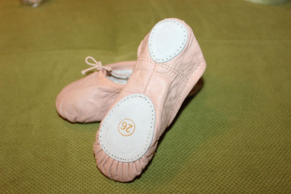 Детски ТУФЛИ / ЦВИЧКИ за танци и балет от естествена кожа