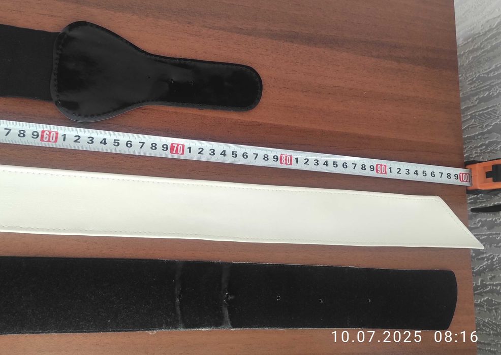 КОЛАНИ дамски бял и черни, широки, супер евтино