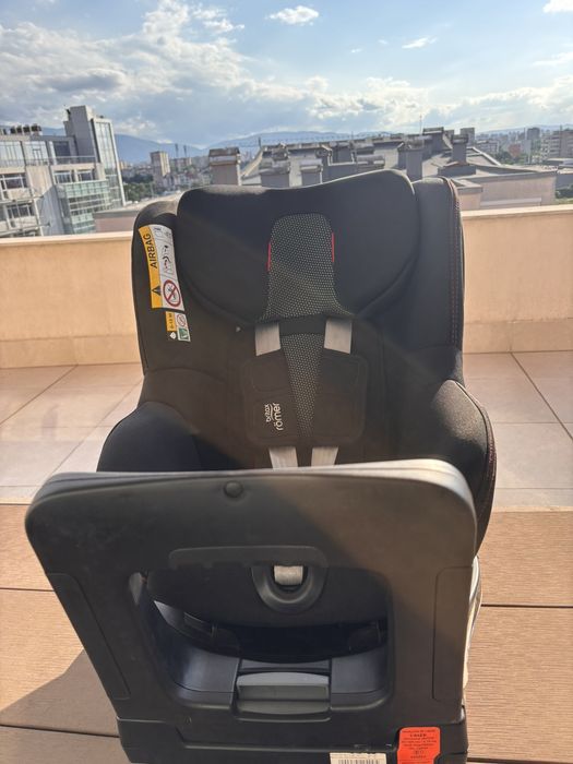 Стол за кола Britax Romer - Dualfix M Plus, IsoFix, i-Size, 61-105 cm, Space Black