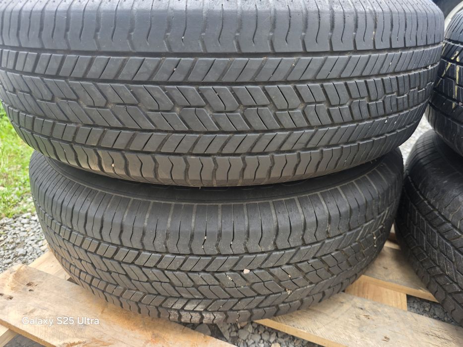 Лети джанти 16ки 5х114.3 Mitsubishi + летни гуми 215/70/16 Yokohama