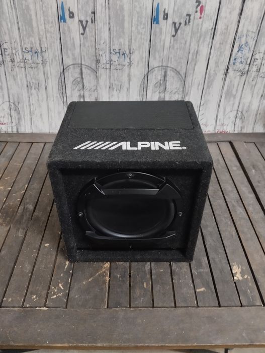 Бас каса +усилвател Alpine