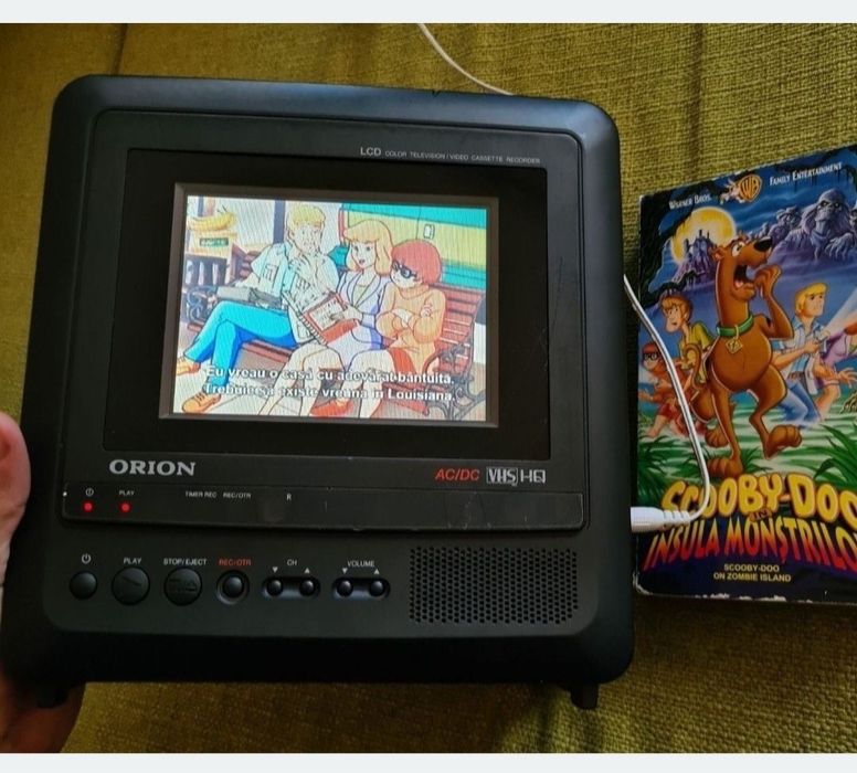 Orion Combi 600 LCD Televizor Portabil Cu Video Vhs Pvm Retro Gaming P