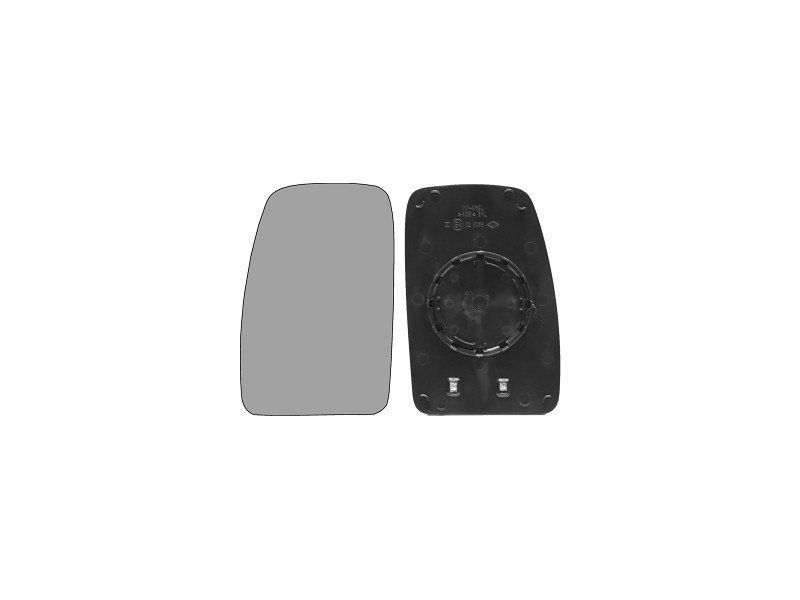 Geam oglinda Nissan Interstar (X70), 01.2004-2010, Opel Movano, 01.2004-01.2010, Renault Master, 01.2004-01.2010 partea dreapta BestAutoVest, superioara, crom, convexa, incalzita