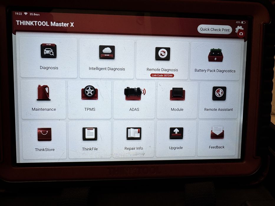 Диагностика Thinktool Master X