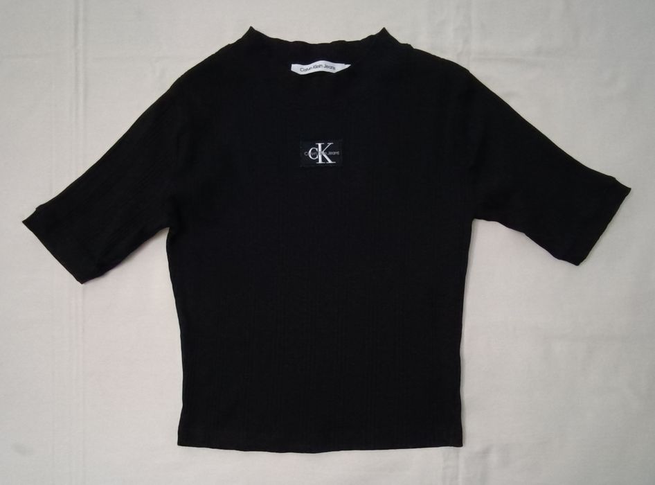 Calvin Klein Jeans Shirt оригинална тениска M памучна черна фланелка блуза
