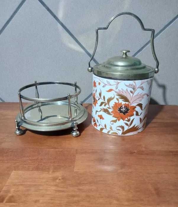 Vas antic victorian pentru biscuiți si dulciuri