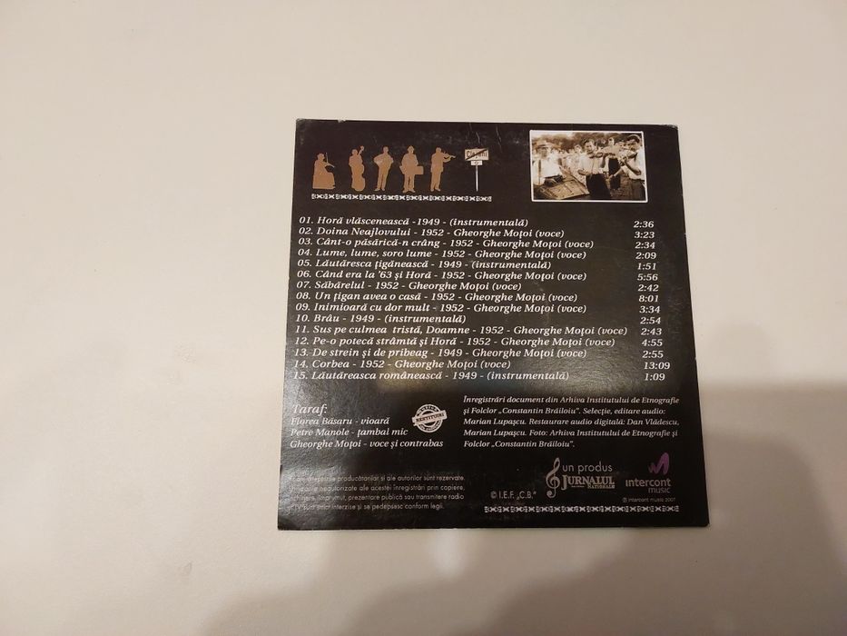 CD Taraful din Clejani. Muzică de colecție. Vol. 10
