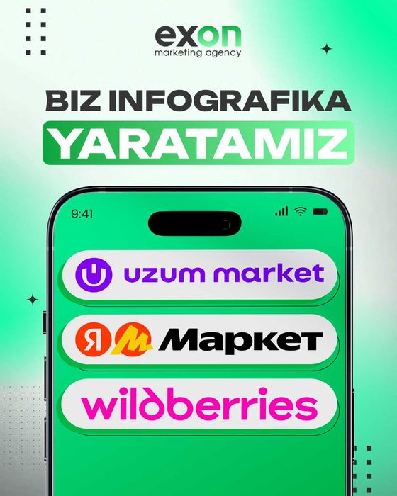 Uzum va Yandex marketpleyslarida biznesingizni rivojlantramiz