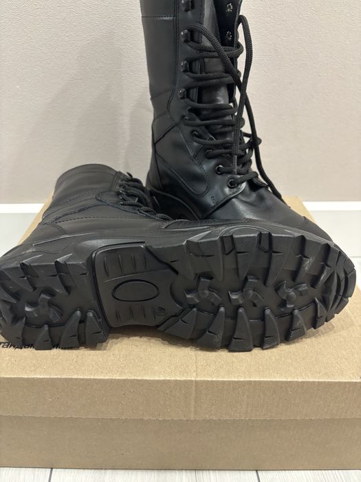 Зимние кожаные берцы