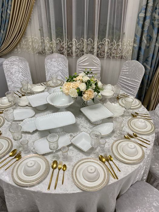 Аренда стол, стулья посуда