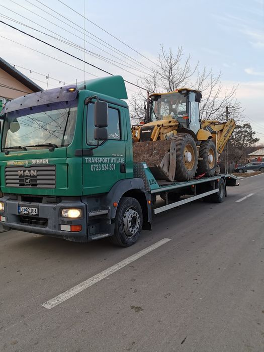 Tractări utilaje, Transport utilaje