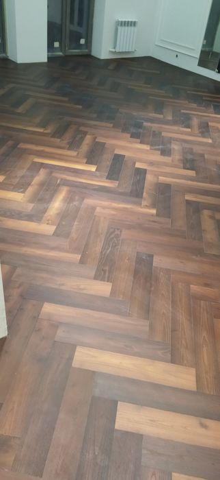 Pol parket laminat terish shilipofka qilish nalivnoy pol qoʻyish