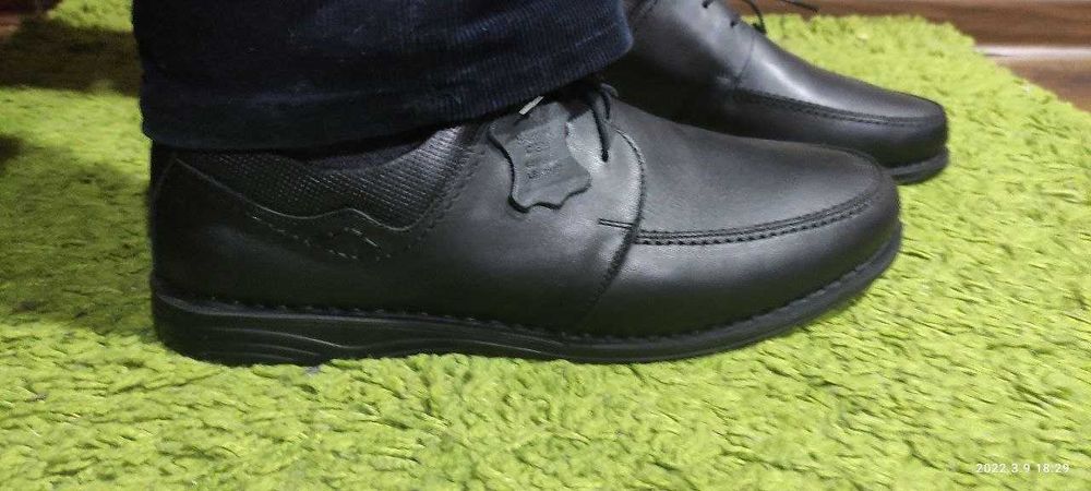 Внимание тех, у кого разм. 44-45 распродажа кожаные классическ.туфли