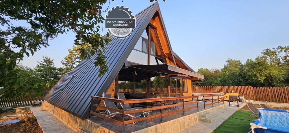 Дървена сглобяема къща
