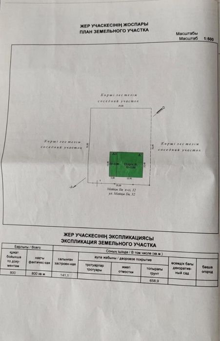 Продам дом деркул мкр Көкжиек