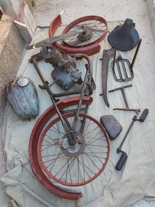 Motocicleta Daimler Puch, 125, anul  1940