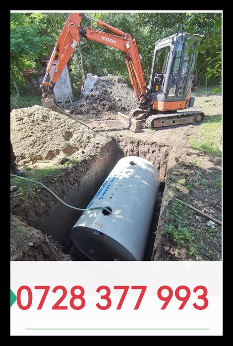 Promotie! Vând Fose Septice Ecologice cu montaj inclus