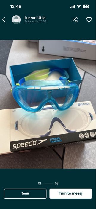 Ochelari copii inot Speedo scafandru snorkeling piscina bazin