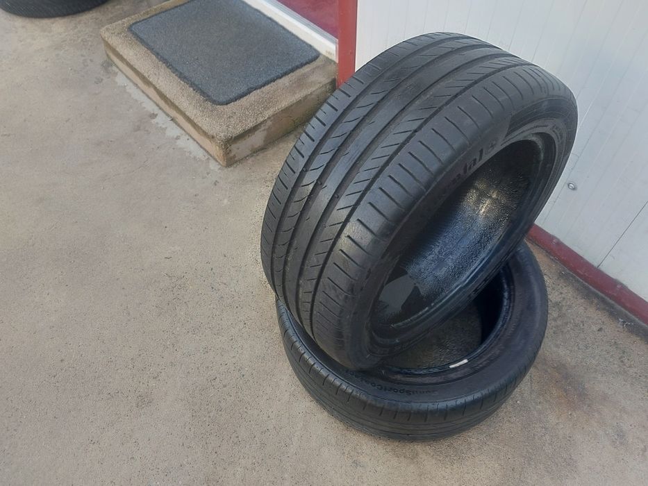 150 lei bucata! Doua anvelope de vara 245 45 r17 Continental! 7 mm