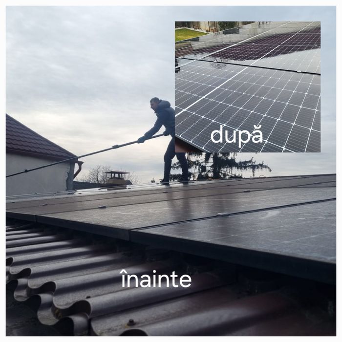 Spălare / curățare pavaje , fațade și panouri fotovoltaice