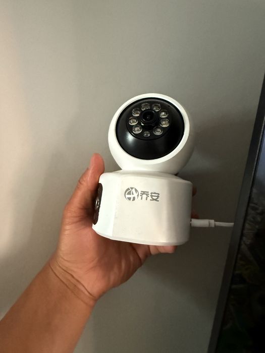 Камера видеонаблюдения с 2 камерами