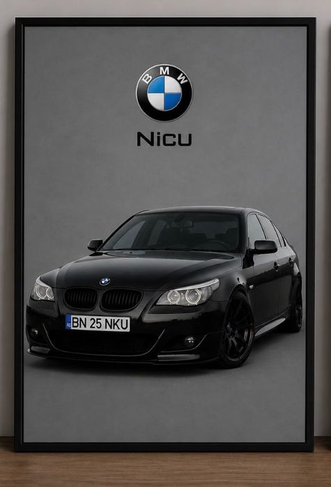 Tablou personalizat cu mașina/motocicletă dimensiune A4