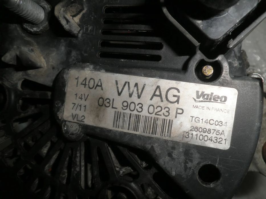 Alternator VW T5 Facelift , Crafter, 2.0 TDI 03L903023P