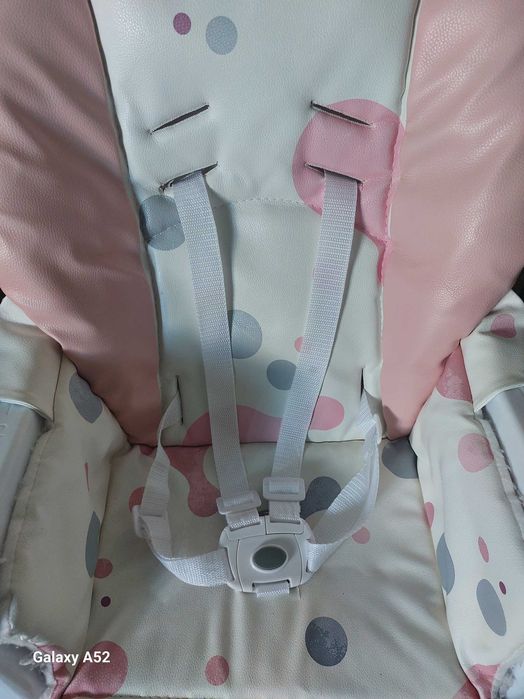 Столче за хранене Kinderkraft Yummy, Розово