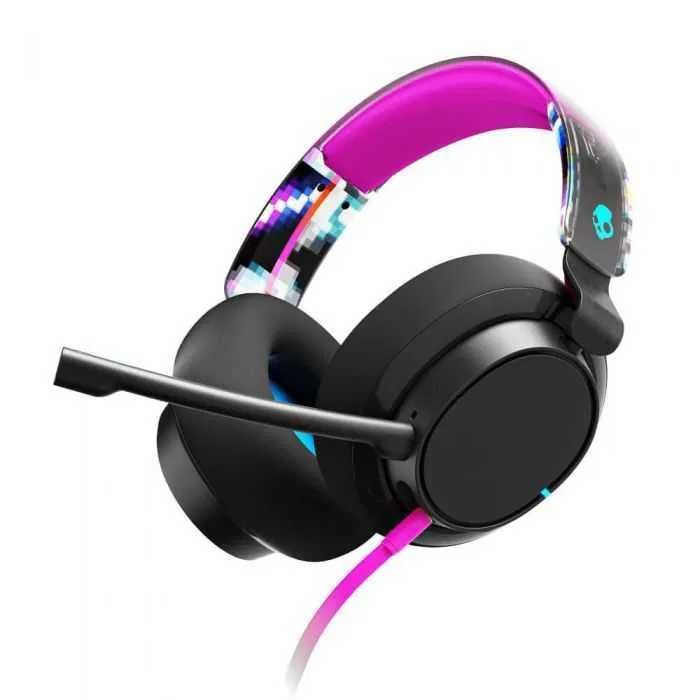 Casti Gaming Skullcandy Slyr Pro Wired Black Roz S6SPY-P003 PC PS4 PS5 Xbox noi sigilate