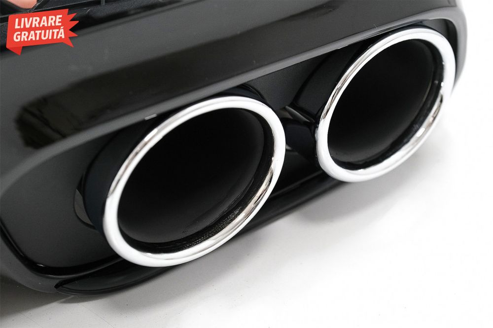 Difuzor Bara Spate Evacuare Dubla si Tobe Ornament Mercedes C-Class C2