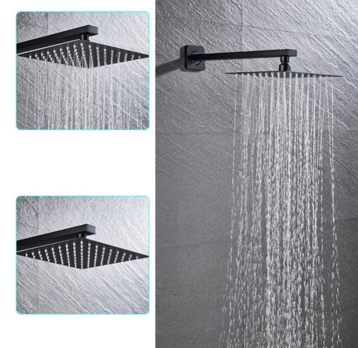 Душ за вграждане с дисплей 30х30