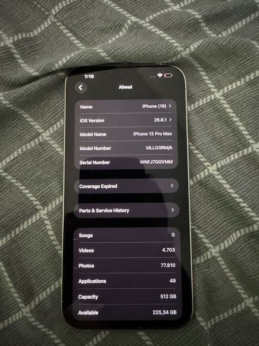 IPHONE 13 pro max 512GB