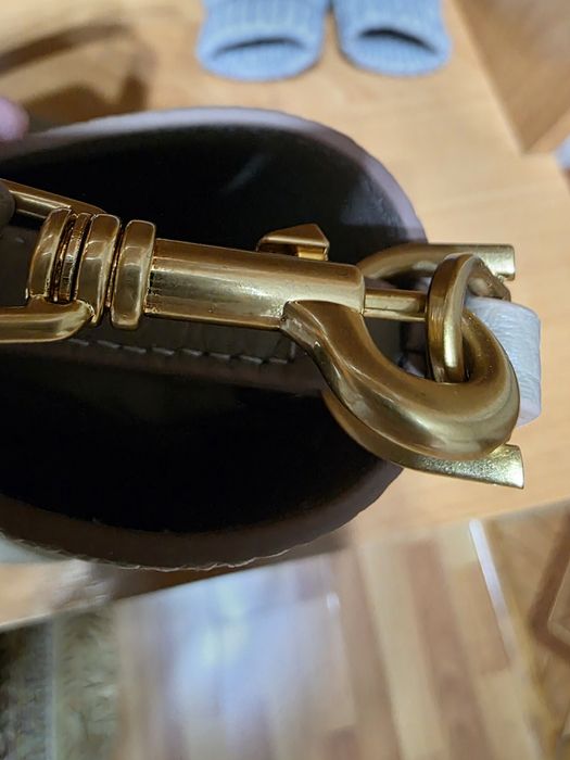 Кожаная сумка, кросбоди бочонок